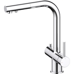 Смеситель для кухни Timo Saona с подключением к фильтру и выдвижным изливом, хром (2356/00FL)