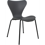 Стул Bradex Seven серый с черными ножками