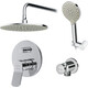 Душевая система Am.Pm X-Joy 250 со смесителем, хром (FB85A1RH10)