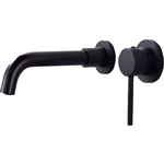 Смеситель для раковины Orange Karl встраиваемый, черный (M05-722b)