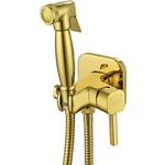 Гигиенический душ Lemark Solo с гигиенической лейкой, золото (LM7165G)