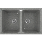 Кухонная мойка GreenStone GRS-15-309 темно-серая