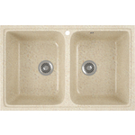 Кухонная мойка GreenStone GRS-15-328 бежевая