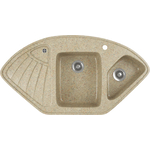 Кухонная мойка GreenStone GRS-14K-302 песочная