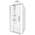 Душевой уголок Alex Baitler 100x100 с душем Lemark Tropic, прозрачный, хром (AB214-100)