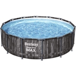 Каркасный бассейн Bestway 5614Z BW Steel Pro Max 427х107см, 13030л, фил.-насос 3028л/ч, лестница, тент