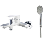 Смеситель для ванны Haiba HB505-8 белый/хром (HB60505-8)