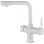 Смеситель для кухни Haiba HB088-8 с подключением фильтра, белый (HB70088-8)