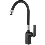 Смеситель для кухни Haiba HB548-7 черный/хром (HB73548-7)