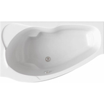 Акриловая ванна BAS Мартиника 160х85 левая, с каркасом, без гидромассажа (В 00059)