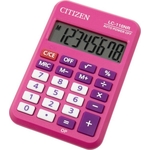 Калькулятор карманный Citizen Cool4School LC110NRPK розовый 8-разр.