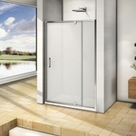 Душевая дверь Good Door Orion WTW-PD-140-G-CH 140x185 матовая Grape, хром (ОР00025)