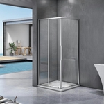 Душевой уголок Good Door Idea CR-90-C-CH 90x90 прозрачный, хром (ИД00016)