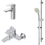 Комплект смесителей Am.Pm Gem с душем, хром (F90A10000, F90A02100, F0170A000)