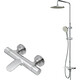 Термостат для душа Am.Pm Like с душевым гарнитуром, хром (F8050000, F0780200)