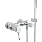 Смеситель для ванны Grohe Concetto с душевым гарнитуром (32212001)