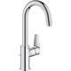Смеситель для раковины Grohe BauEdge с донным клапаном, хром (23760001)