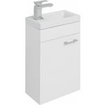 Тумба под раковину Aquanet Нота 40 L Moduo левая, белая (246954)