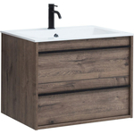 Тумба под раковину Aquanet Lino 70 дуб веллингтон (253911)