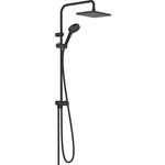 Душевой гарнитур Hansgrohe Vernis Shape 230 с верхним душем Reno, черный матовый (26282670)
