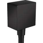 Шланговое подключение Hansgrohe FixFit Wall Square черный матовый (26455670)