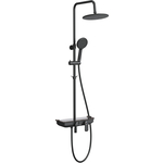 Душевая система Lemark Tropic с изливом черный (LM7012BL)