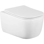 Унитаз подвесной безободковый Vincea Core с тонким сиденьем микролифт (VT1-28)