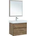 Мебель для ванной Aquanet Nova Lite 75 два ящика, дуб рустикальный