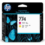 Картридж струйный HP 774 P2V99A пурпурный/желтый (775мл)