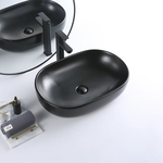 Раковина-чаша BelBagno 60х42 черная матовая (BB1084-H301)