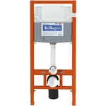 Инсталляция для унитаза BelBagno Marmi с кнопкой смыва, белая (BB001-120, BB009-MR-BIANCO)