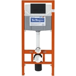 Инсталляция для унитаза BelBagno Marmi с кнопкой смыва, черная матовая Tocco Morbido (BB001-120, BB012-MR-NERO.M)