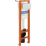 Инсталляция для унитаза BelBagno Marmi с кнопкой смыва, белая (BB003-30, BB009-MR-BIANCO)