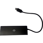 Разветвитель USB-C Digma HUB-4U2.0-UC-B 4 порт. черный