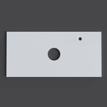 Столешница Grossman Флай 100 белый (501001)