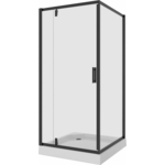 Душевой уголок Niagara Nova 100x100 прозрачный, черный (NG-6802-08 BLACK)