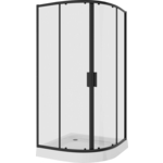 Душевой уголок Niagara Nova 90x90 прозрачный, черный (NG-6806-08 BLACK)