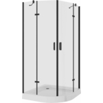 Душевой уголок Niagara Nova 100x100 прозрачный, черный (NG-6816-08 BLACK