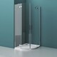 Душевой уголок BelBagno Kraft R-2 100х100 прозрачный, хром (KRAFT-R-2-100-C-Cr)