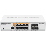 Коммутатор MikroTik CRS112-8P-4S-IN 8G 4SFP 8PoE+ управляемый (CRS112-8P-4S-IN)