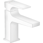 Смеситель для раковины Hansgrohe Metropol с донным клапаном Push-Open, белый матовый (32500700)