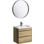 Мебель для ванной Aqwella Fargo 70 2 ящика, дуб балтийский