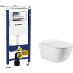 Комплект унитаза Vincea Idea с инсталляцией, кнопкой и сиденьем микролифт (VT1-33, 458.125.21.1)