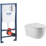 Комплект унитаза Vincea Evo с инсталляцией, кнопкой и сиденьем микролифт (VT1-34S, 38772001)