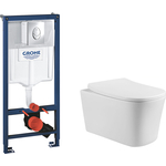 Комплект унитаза Vincea Arco с инсталляцией, кнопкой и сиденьем микролифт (VT1-36, 38721001)