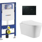 Комплект унитаза Vincea Arco с инсталляцией, кнопкой и сиденьем микролифт (VT1-36, 111.300.00.5, 115.770.DW.5)