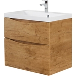 Тумба с раковиной BelBagno Marino-H60 60 rovere nature (MARINO-H60-600-2C-SO-RN-P, BB600/450-LV-MR-AST)