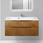 Тумба с раковиной BelBagno Marino-H60 120 rovere nature (MARINO-H60-1200-2C-SO-RN-P, BB1200/450-LV-MR-PR)