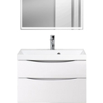 Тумба с раковиной BelBagno Marino-H60 80 AST bianco lucido (MARINO-H60-800-2C-SO-BL-P, BB800/450-LV-MR-AST)