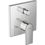 Смеситель для ванны Hansgrohe Vernis Shape с механизмом, хром глянцевый (71468000, 1800180)